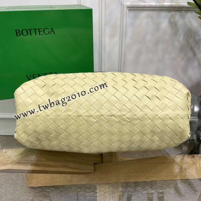 Bottega veneta高端女包 98062寬編織 寶緹嘉純手工編織羔羊皮女包 BV經典款大號編織雲朵包  gxz1404